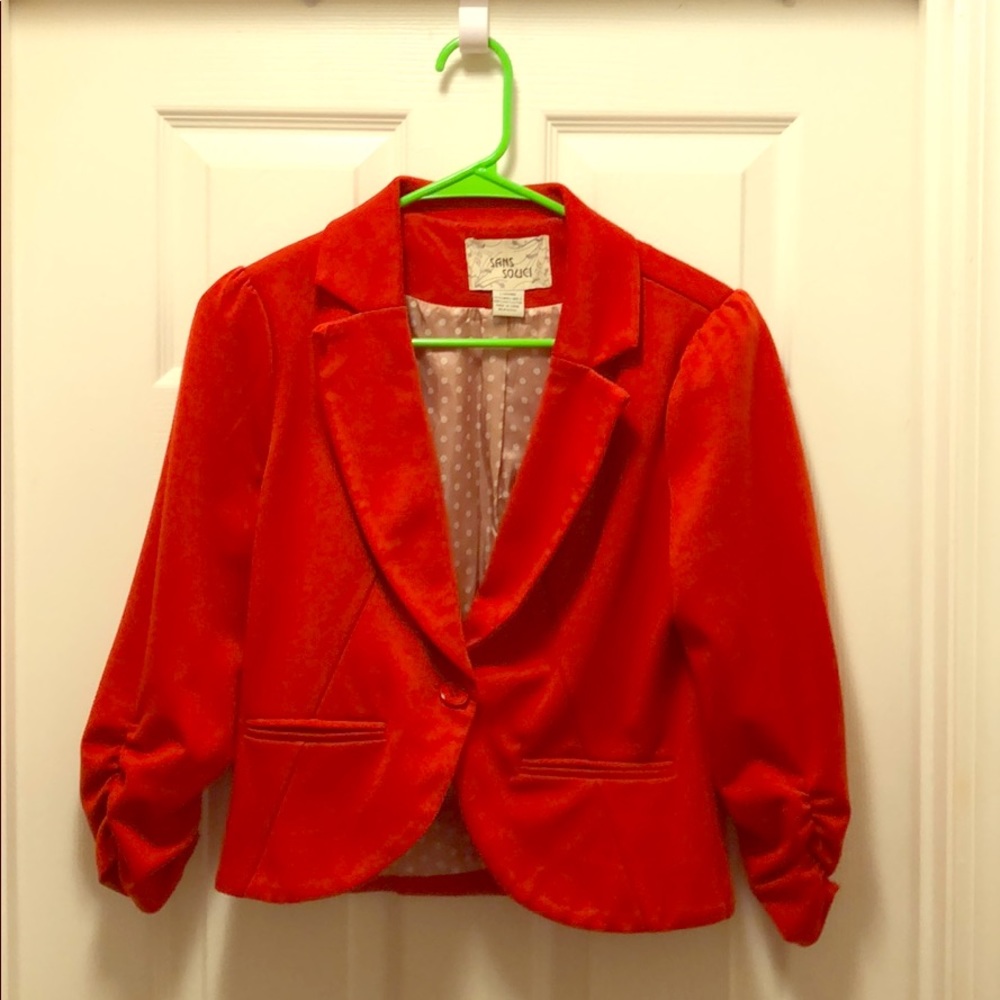 Burnt orange blazer
